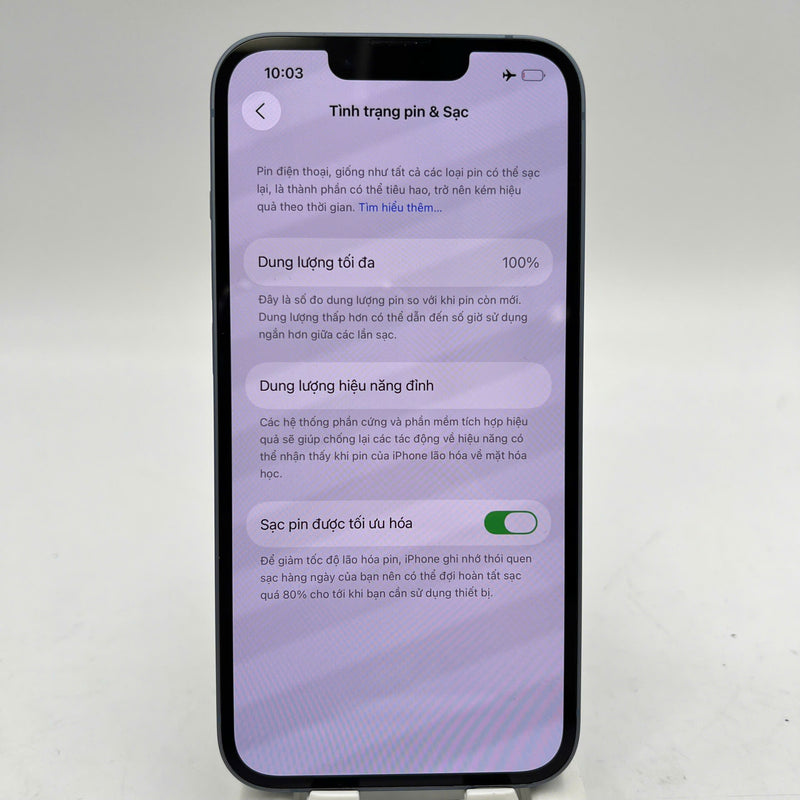 iPhone 14 128GB Xanh Dương 98% pin 100% Quốc tế từ AU (Không dùng sim AU - Đã thay pin, viền cam xước) - HH1193