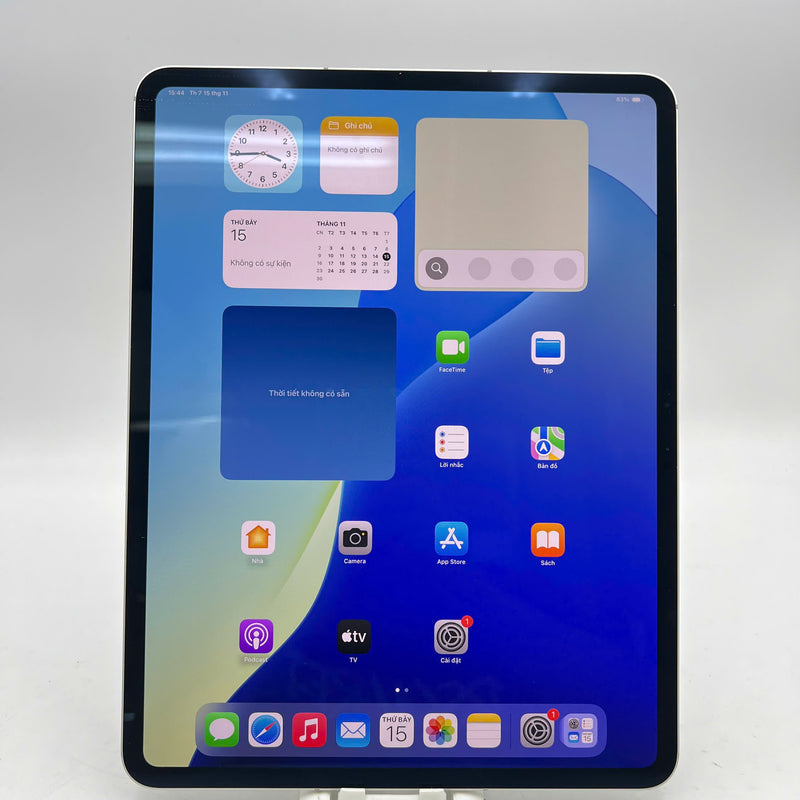 iPad Pro 2024 M4 13in 256GB Bạc 5G + Wifi 99% pin 100% từ SB (sạc 46 lần)