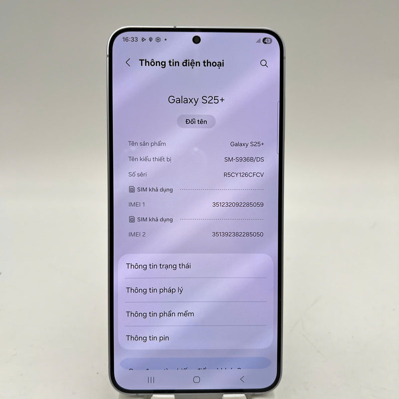 Samsung Galaxy S25 Plus 12GB/256GB Xanh Dương 98% - HH5059