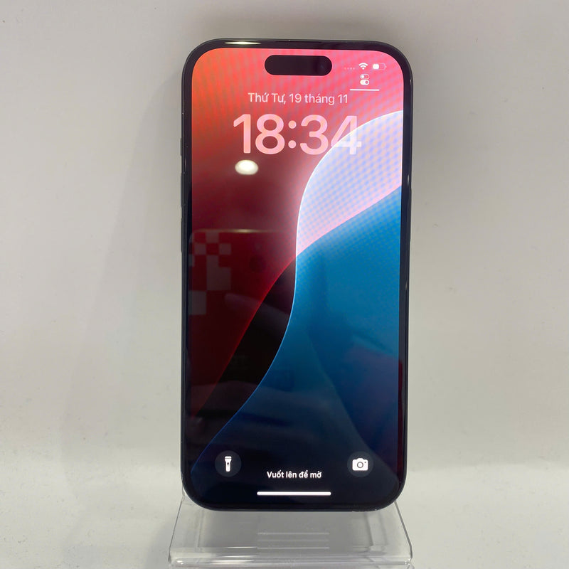 iPhone 15 128GB Đen 97% pin 86% Quốc tế từ SB (Không dùng sim SB - xước viền và màn) - HH2832