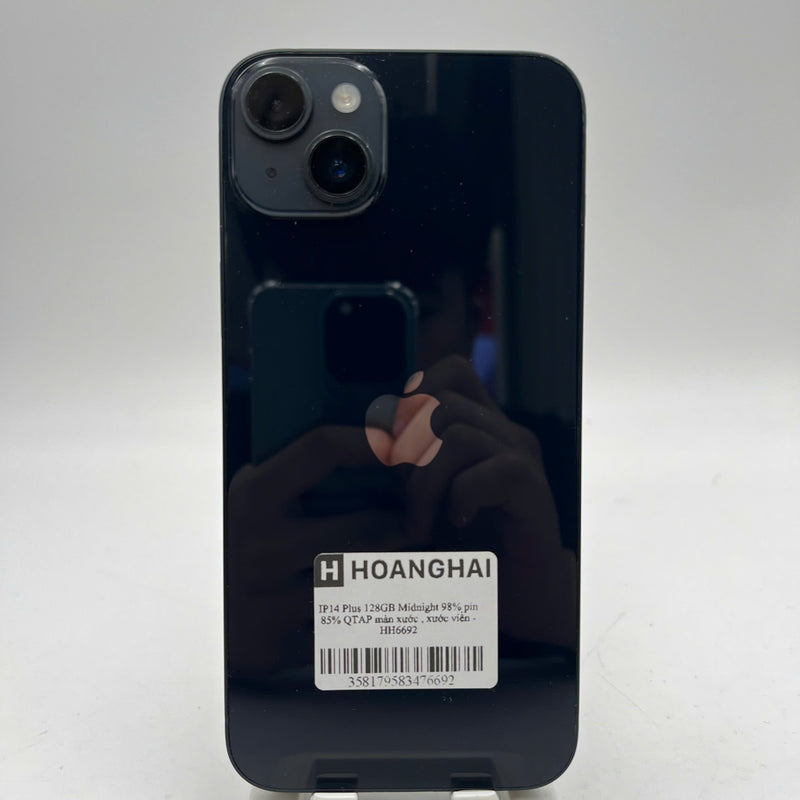 iPhone 14 Plus 128GB Đen 98% pin 85% Quốc tế Apple (màn xước, xước viền) - HH6692