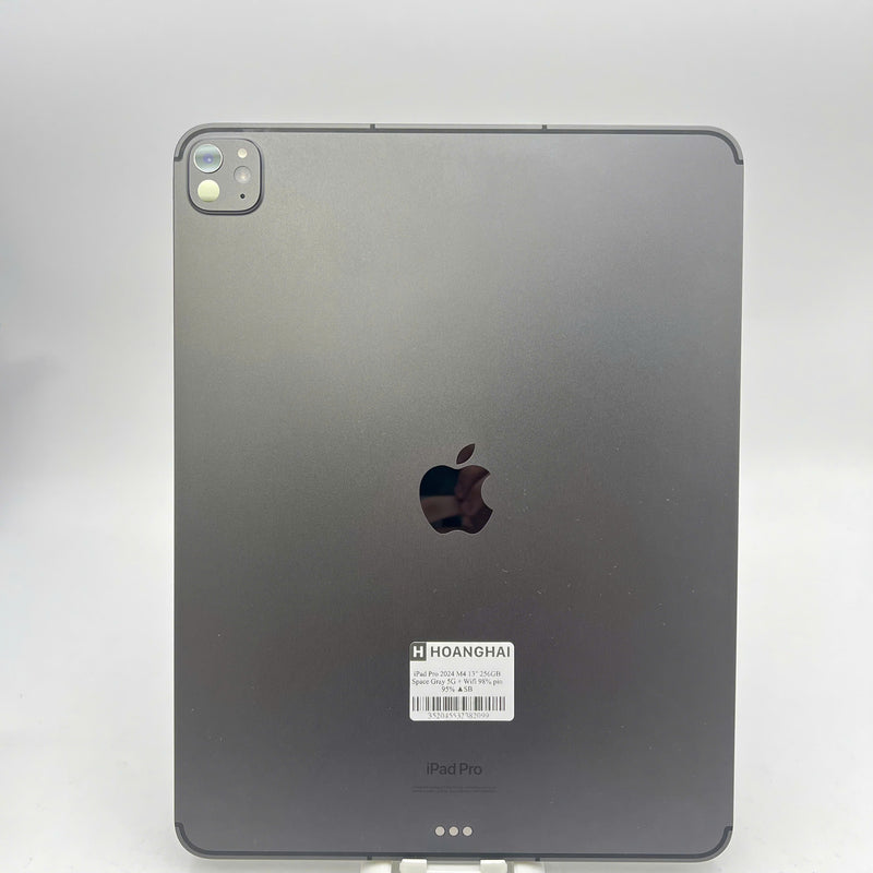iPad Pro 2024 M4 13in 256GB Đen 5G + Wifi 98% pin 95% từ SB - HH2099