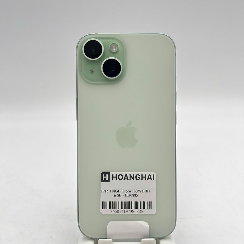 iPhone 15 128GB Xanh Lá 100% ĐBH Quốc tế từ SB (Không dùng sim SB)
