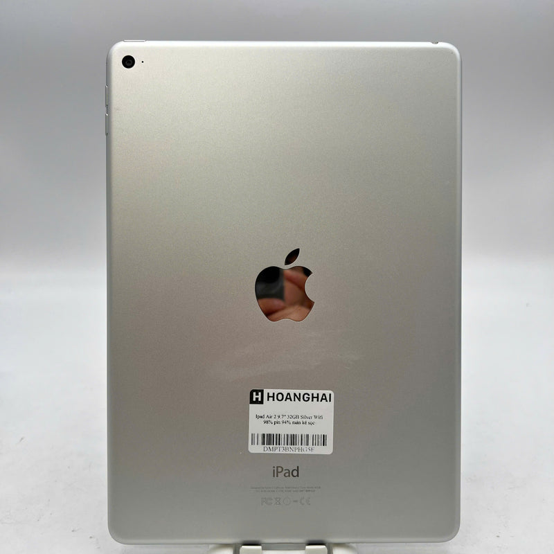 Ipad Air 2 9.7" 32GB Silver Wifi 98% pin 94% (Màn kẻ sọc)