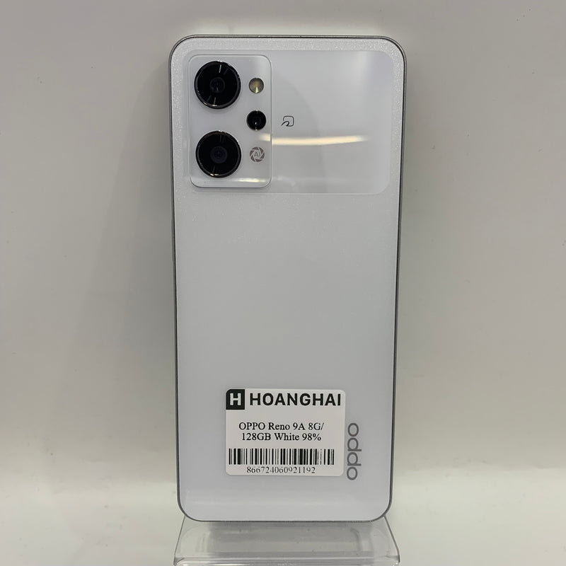 Oppo Reno 9A Trắng 8GB/128GB 98% (xước miếng dán màn) - HH1192