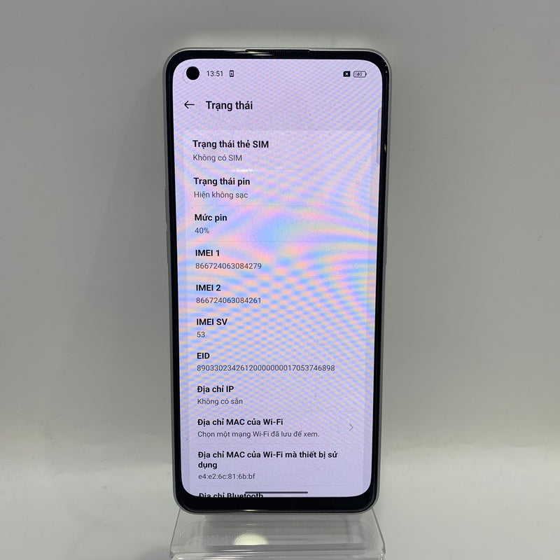 Oppo Reno 9A Trắng 8G/128GB 98% (xước miếng dán màn, xước viền) - HH4279