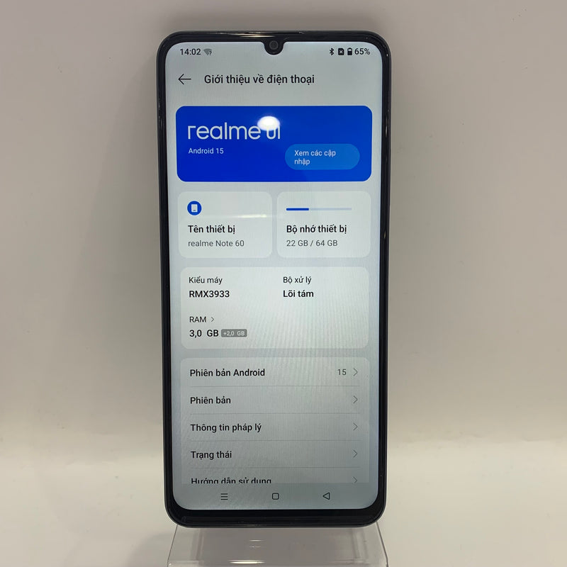 Realme Note 60 Đen 3GB/64GB 98% - HH5973
