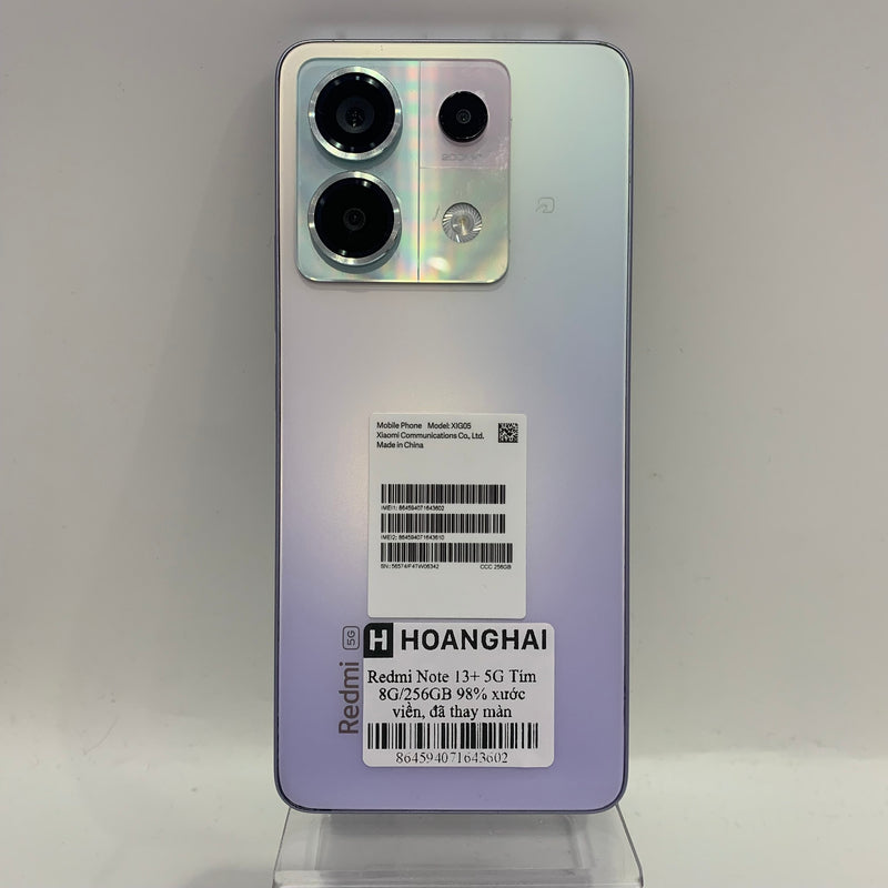 Xiaomi Redmi Note 13 Pro 5G 8GB/256GB Tím 98% (xước viền, đã thay màn) - HH3602