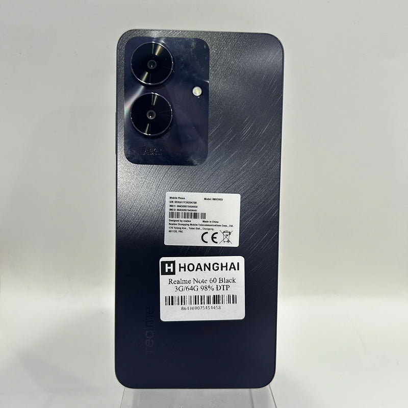 Realme Note 60 Đen 3GB/64GB 98% (đã thay pin) - HH4458