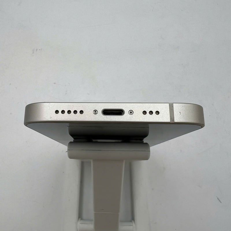 iPhone 14 128GB Trắng 98% pin 100% Quốc tế từ DCM (Không dùng sim DCM - Đã thay pin, xước viền) - HH6287