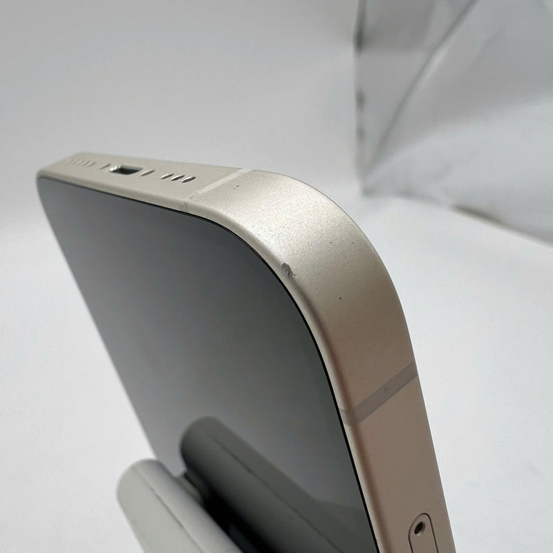 iPhone 14 128GB Trắng 98% pin 100% Quốc tế từ DCM (Không dùng sim DCM - Đã thay pin, xước viền) - HH6287