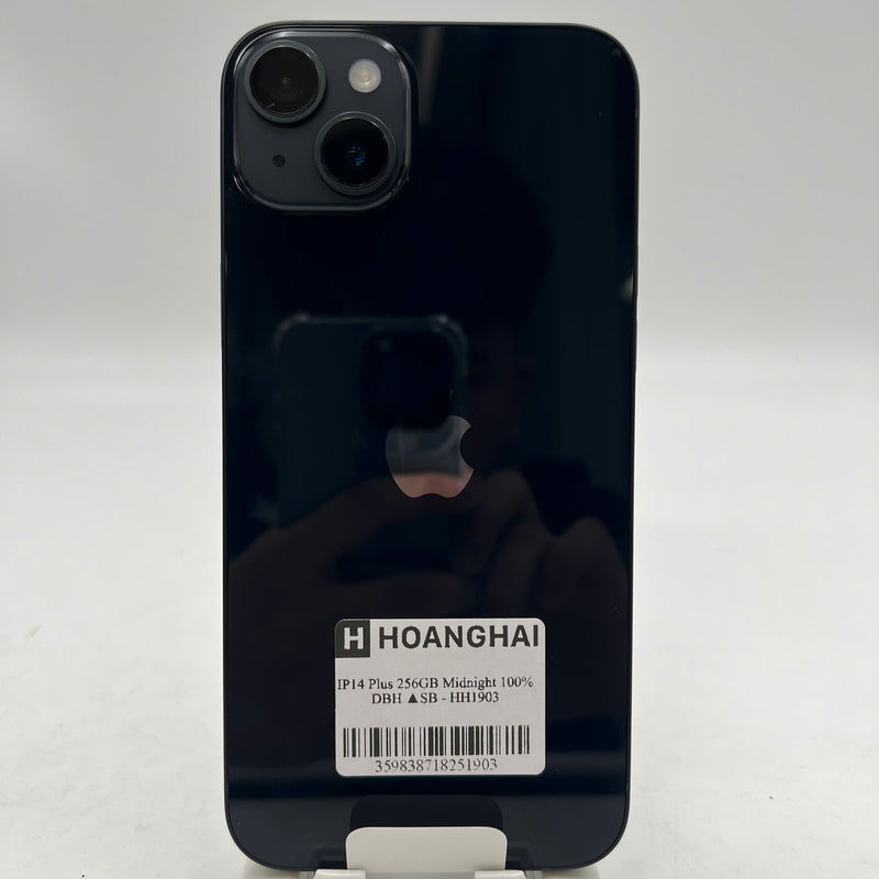 iPhone 14 Plus 256GB အနက်ရောင် SB မှ 100% International Warranty (SB Sim No) - HH1903 