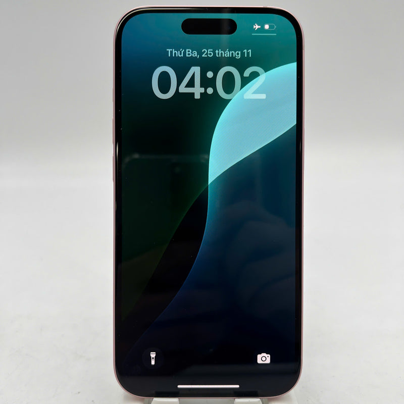 iPhone 15 128GB ပန်းရောင် 98% ဘက္ထရီ 95% နိုင်ငံတကာ DCM မှ ( DCM ဆင်းမ်မပါ - အလင်းမျက်နှာပြင် ခြစ်ရာများ ) - HH6913 