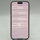 iPhone 15 128GB ပန်းရောင် 98% ဘက္ထရီ 95% နိုင်ငံတကာ DCM မှ ( DCM ဆင်းမ်မပါ - အလင်းမျက်နှာပြင် ခြစ်ရာများ ) - HH6913 