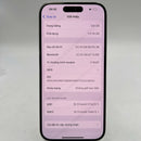 iPhone 15 Pro 128GB သဘာဝ 98% ဘက်ထရီ 90% International Apple - HH6229 