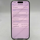 iPhone 15 Pro 128GB သဘာဝ 98% ဘက်ထရီ 90% International Apple - HH6229 