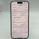 iPhone 15 Pro 128GB သဘာဝ 98% ဘက်ထရီ 86% စက်ပစ္စည်းသည် ကွန်ရက်ဘေလ်အားလုံးကို ပေးချေပြီး နိုင်ငံတကာ Apple အဖြစ် အသုံးပြုသည် - HH0502 