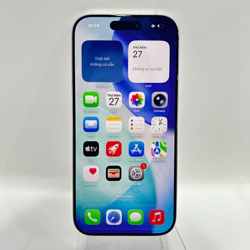 iPhone 16 Pro 256GB Trắng 98% pin 100% Quốc tế Apple (xước viền nhẹ) - HH9413