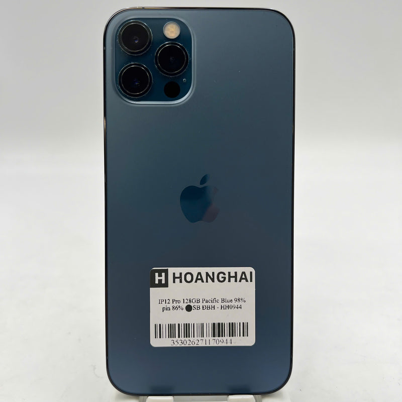 iPhone 12 Pro 128GB အပြာရောင် 98% ဘက္ထရီ 86% အာမခံ စက်ပစ္စည်းသည် ကွန်ရက်အခကြေးငွေအားလုံးကို ပေးဆောင်ပြီး နိုင်ငံတကာ Apple အဖြစ်အသုံးပြုနိုင်သည် - HH0944 