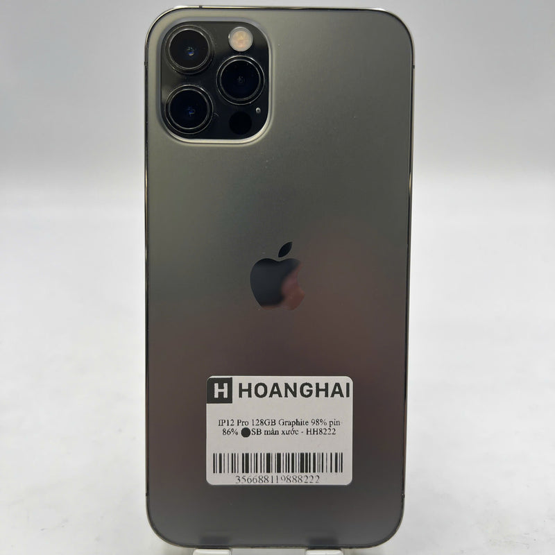 iPhone 12 Pro 128GB အနက်ရောင် 98% ဘက်ထရီ 86% စက်ပစ္စည်းသည် ကွန်ရက်အခကြေးငွေအားလုံးကို ပေးဆောင်ထားပြီး Apple International (Scratched screen) ကဲ့သို့ အသုံးပြုထားသည် - HH8222 