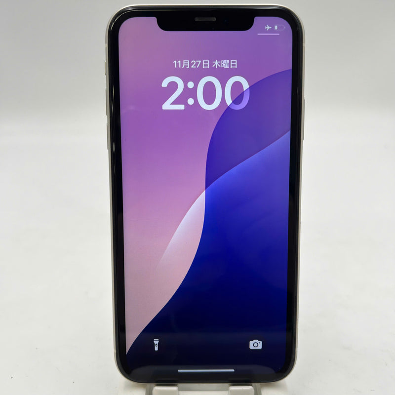 iPhone 11 64GB အဖြူရောင် 98% ဘက်ထရီ 86% စက်ပစ္စည်းသည် ကွန်ရက်အခကြေးငွေအားလုံးကို ပေးဆောင်ထားပြီး Apple International (စခရင် ခြစ်ရာ၊ ခြစ်ရာအစွန်းများ၊ 1x အကွက်) - HH8728 