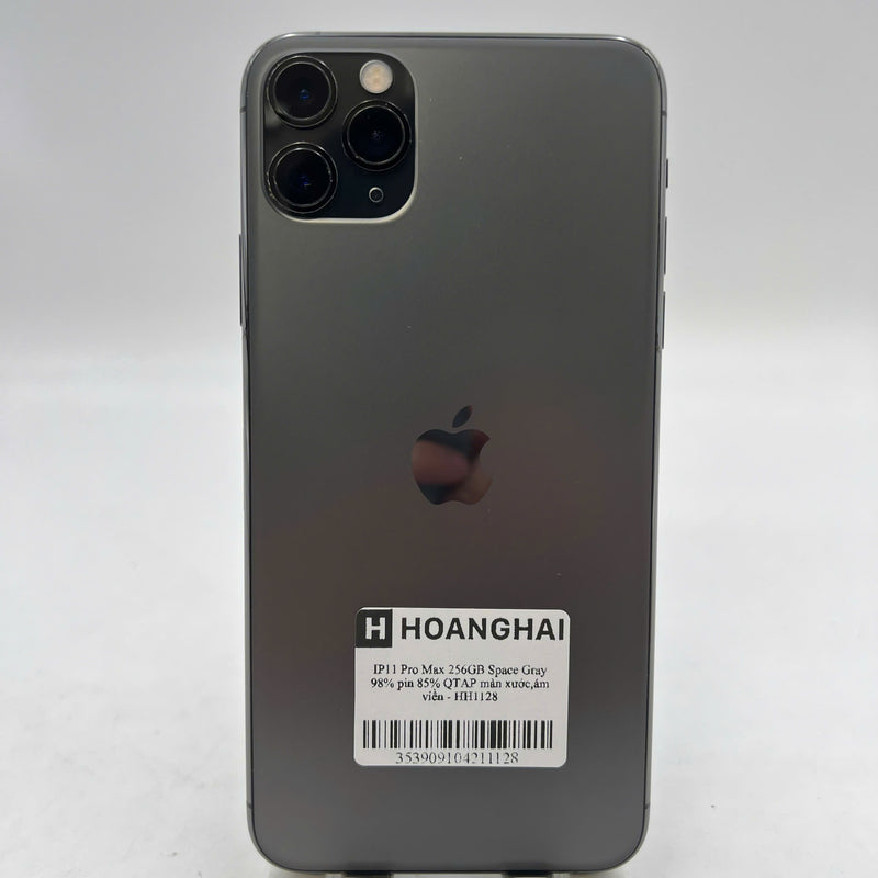 iPhone 11 Pro Max 256GB အနက်ရောင် 98% ဘက္ထရီ 85% Apple International (စကရင် ခြစ်ရာ၊ အမှောင်အနားများ) - HH1128 
