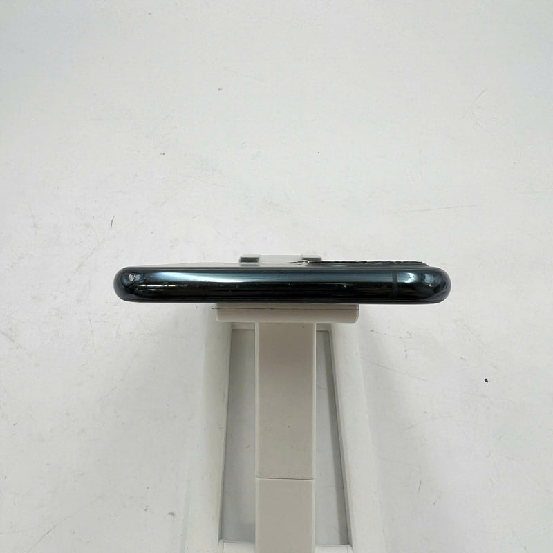 iPhone 11 Pro Max 256GB အစိမ်းရောင် 97% ဘက်ထရီ 91% အာမခံကုဒ် LL/A (အစားထိုး ဘက်ထရီ၊ 1x အစက်အပြောက်၊ မျက်နှာပြင် ခြစ်ရာ၊ အစွန်းအထင်းများ၊ ကျောညိုရောင်) - HH5071 