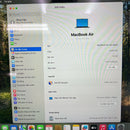 Macbook Air 2025 13.6လက်မ အနက်ရောင် Apple M4/ RAM 16GB/ SSD 256GB 98% ဘက်ထရီ 100% BPTN 2 ကြိမ် အားသွင်း 