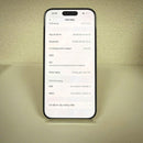 iPhone 15 Pro 128GB အဖြူရောင် 98% ဘက္ထရီ 87% Apple International (LKCH ကင်မရာ၊ ခြစ်ရာများ၊ ကျောညိုရောင်) - HH8953 