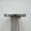 iPhone 15 Pro 128GB အဖြူရောင် 98% ဘက်ထရီ 100% Apple International (ဘက်ထရီ အစားထိုး) - HH5114 