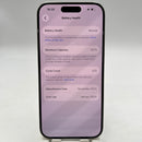 iPhone 15 Pro 128GB အဖြူရောင် 98% ဘက်ထရီ 100% Apple International (ဘက်ထရီ အစားထိုး) - HH5114 