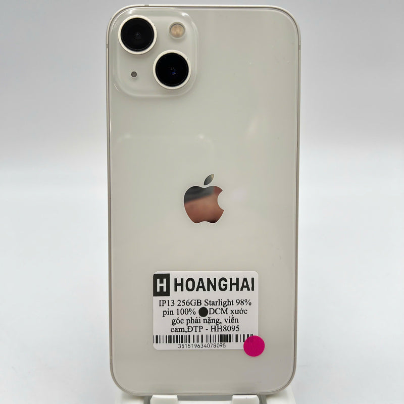 iPhone 13 256GB အဖြူရောင် 98% ဘက်ထရီ 100% စက်ပစ္စည်းသည် ကွန်ရက်အခကြေးငွေအားလုံးကို ပေးဆောင်ပြီး Apple International (ဘက်ထရီကို အစားထိုးခြင်း၊ ညာဘက်ထောင့်တွင် ခြစ်ရာများ ပြင်းထန်စွာ၊ လိမ္မော်ရောင်ဘောင်) - HH8095 
