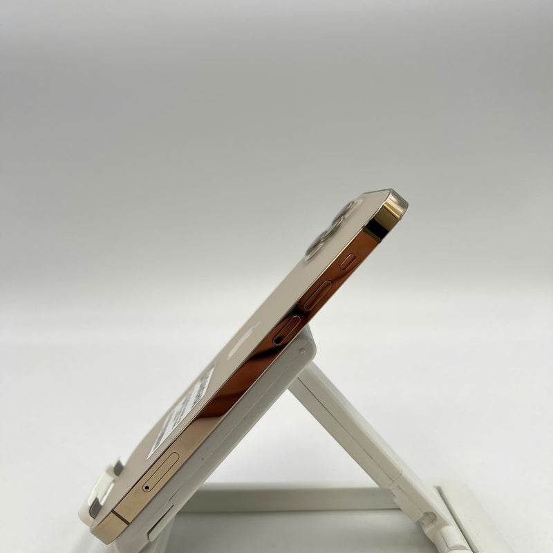 iPhone 12 Pro 128GB ရွှေရောင် 98% ဘက်ထရီ 86% စက်ပစ္စည်းသည် ကွန်ရက်အခကြေးငွေအားလုံးကို ပေးဆောင်ထားပြီး Apple International (အစွန်းများနှင့် မျက်နှာပြင်) ကဲ့သို့ အသုံးပြုထားသည် - HH3196 