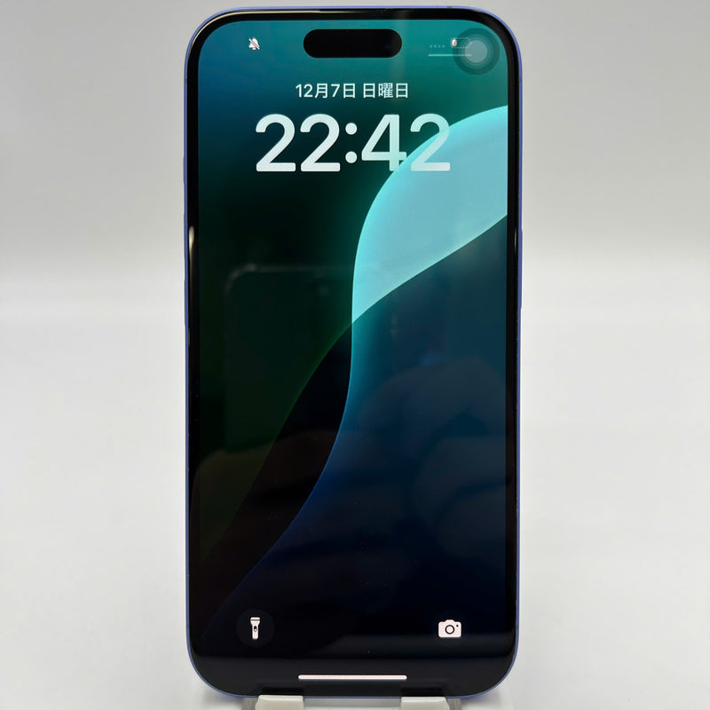 iPhone 16 128GB အပြာရောင် 99% ဘက္ထရီ 96% International SB မှ SB (No SB sim (စကရင် ခြစ်ရာ၊ အစွန်းများနှင့် ကင်မရာ) - HH2862 