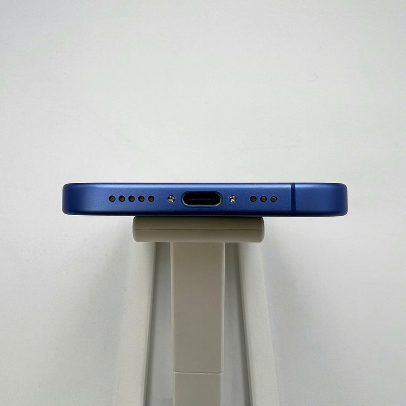 iPhone 16 128GB အပြာရောင် 99% ဘက္ထရီ 96% International SB မှ SB (No SB sim (စကရင် ခြစ်ရာ၊ အစွန်းများနှင့် ကင်မရာ) - HH2862 