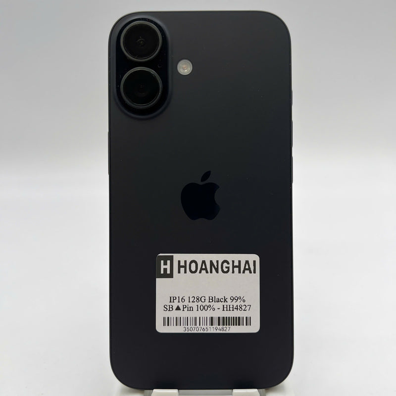iPhone 16 128GB Black 99% ဘက်ထရီ 100% International SB (No SB sim) - HH4827 