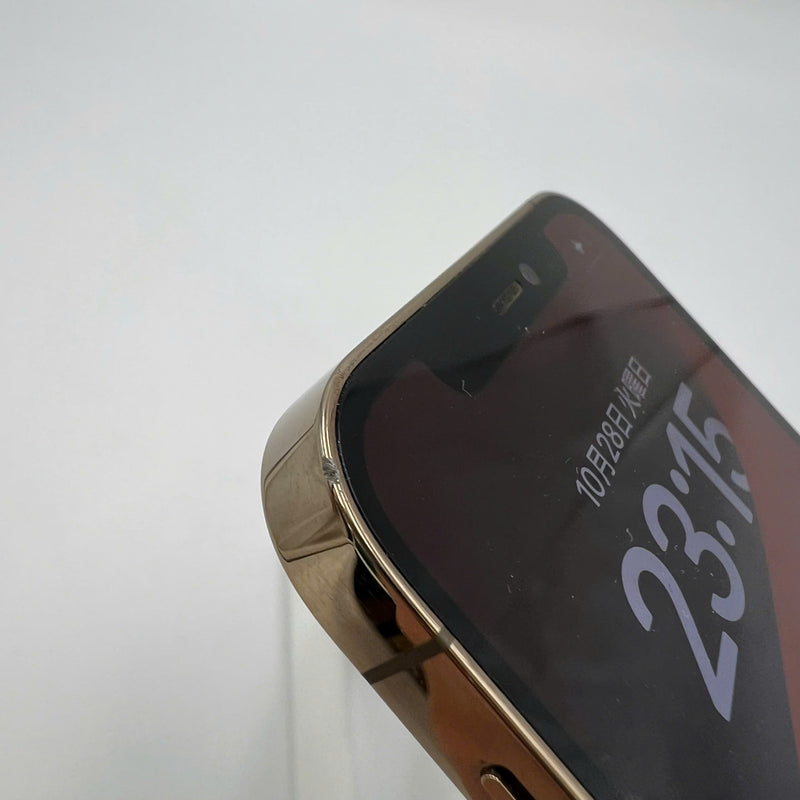 iPhone 12 Pro 128GB Gold 98% ဘက်ထရီ 86% စက်ပစ္စည်းသည် ကွန်ရက်အခကြေးငွေအားလုံးကို ပေးဆောင်ထားပြီး Apple International (အစွန်းပေါ်ရှိ ခြစ်ရာများ၊ 1 ကွက်) - HH4432 