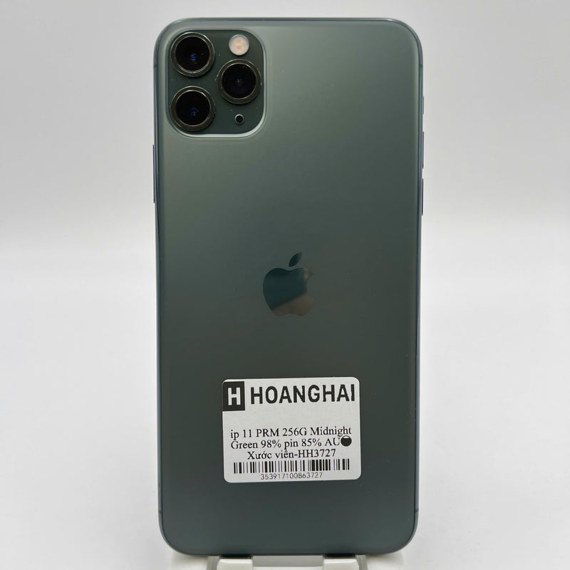 iPhone 11 Pro Max 256GB အစိမ်းရောင် 98% ဘက်ထရီ 85% စက်ပစ္စည်းသည် ကွန်ရက်ဘေလ်များအားလုံးကို ပေးချေပြီး Apple International (ခြစ်ရာအစွန်းများ) အဖြစ် အသုံးပြုထားသည် - HH3727 