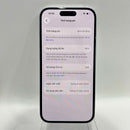 iPhone 15 256GB အပြာရောင် 98% ဘက်ထရီ 90% International Apple - HH4737 