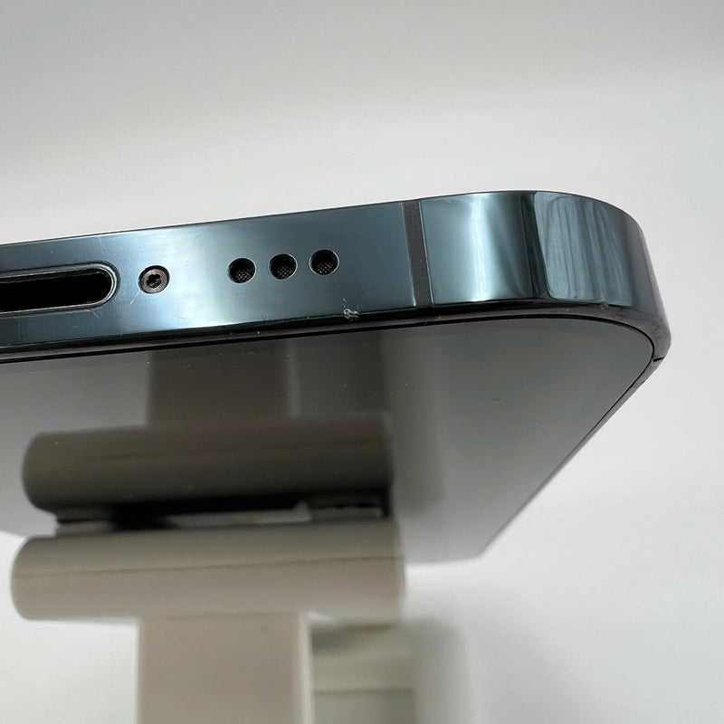 iPhone 12 Pro 512GB အပြာရောင် 98% ဘက်ထရီ 100% စက်ပစ္စည်းသည် ကွန်ရက်အခကြေးငွေအားလုံးကို ပေးချေပြီး Apple International (လိမ္မော်ရောင်အစွန်းများ၊ ခြစ်ထားသော အစွန်းများ၊ DTP) - HH8404 ကဲ့သို့ အသုံးပြုထားသည်။ 