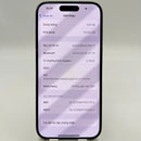 iPhone 15 Pro 128GB အနက်ရောင် 98% ဘက်ထရီ 88% နိုင်ငံတကာ SB (SB မှ ဆင်းမ်ကဒ်မရှိပါ - 0.5x အစက်အပြောက်များ၊ အစွန်းများ၊ ခြစ်ရာများ) - HH7283 