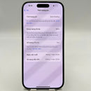 iPhone 15 Pro 128GB အနက်ရောင် 98% ဘက်ထရီ 88% နိုင်ငံတကာ SB (SB မှ ဆင်းမ်ကဒ်မရှိပါ - 0.5x အစက်အပြောက်များ၊ အစွန်းများ၊ ခြစ်ရာများ) - HH7283 