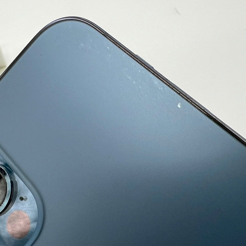 iPhone 12 Pro 128GB အပြာရောင် 98% ဘက်ထရီ 87% စက်ပစ္စည်းသည် ကွန်ရက်အခကြေးငွေအားလုံးကို ပေးဆောင်ထားပြီး Apple International (CHAP ဘက်ထရီကို အစားထိုးခြင်း၊ 2x အစက်အပြောက်များ၊ အစွန်းအထင်းများ) - HH3442 