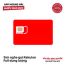 Sim nghe gọi Rakuten full dung lượng data cước 3.300¥