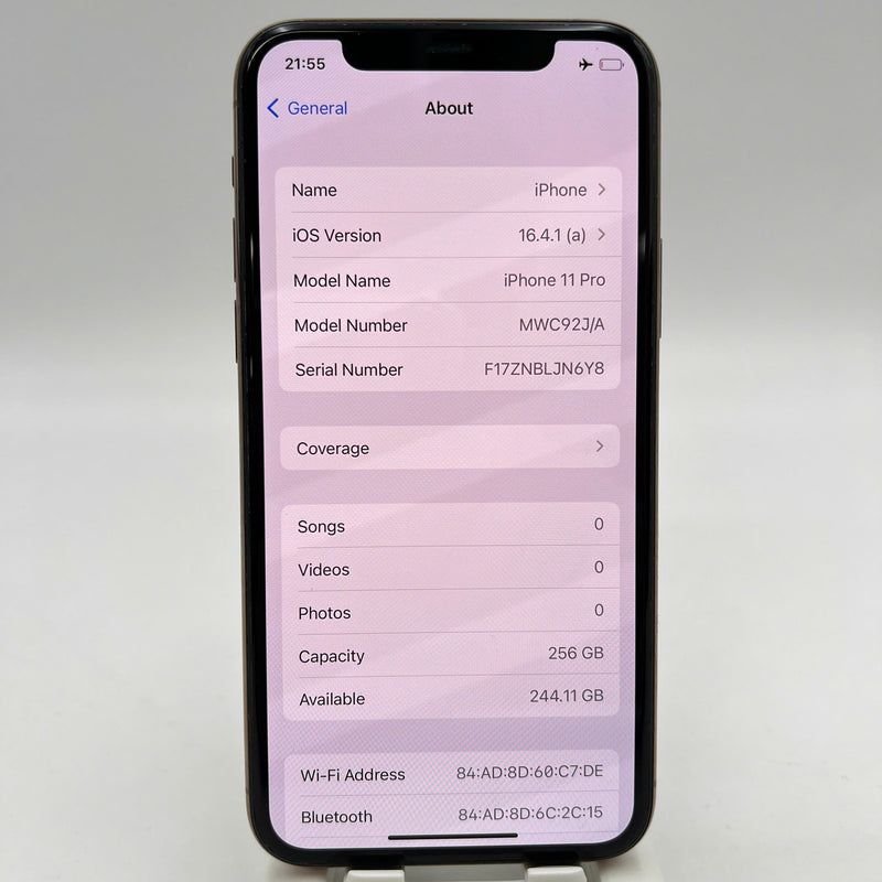 iPhone 11 Pro 256GB အဖြူရောင် 98% ဘက္ထရီ 85% စက်ပစ္စည်းသည် ကွန်ရက်အခကြေးငွေအားလုံးကို ပေးဆောင်ထားပြီး Apple International ကဲ့သို့ အသုံးပြုထားသည် (အသံအတိုးအကျယ်ခလုတ်ကို နှိပ်ရခက်သည်၊ အနားစွန်းများ ခြစ်မိသည်) - HH9350 