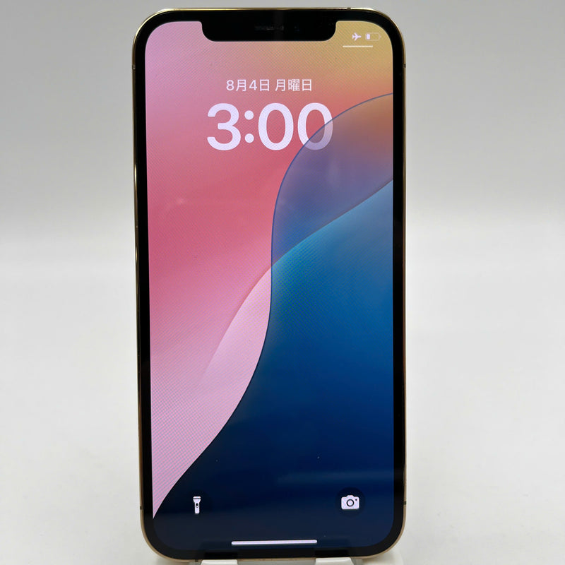 iPhone 12 Pro 128GB Gold 98% ဘက်ထရီ 86% စက်ပစ္စည်းသည် ကွန်ရက်အခကြေးငွေအားလုံးကို ပေးဆောင်ထားပြီး Apple International (အစွန်းပေါ်ရှိ ခြစ်ရာများ၊ 1 ကွက်) - HH4432 