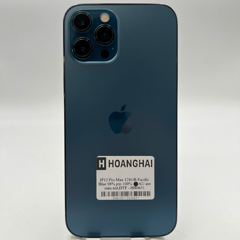 iPhone 12 Pro Max 128GB အပြာရောင် 98% ဘက်ထရီ 86% စက်ပစ္စည်းသည် ကွန်ရက်အခကြေးငွေအားလုံးကို ပေးချေပြီး Apple International (အစွန်းအမှောင်) အဖြစ် အသုံးပြုထားသည် - HH8937 