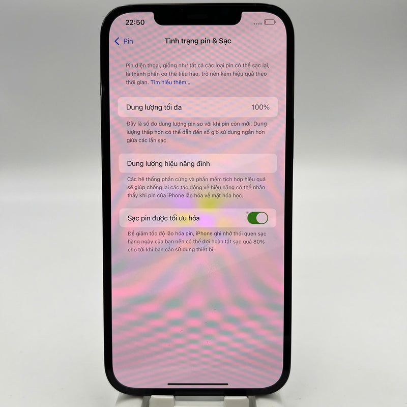 iPhone 12 Pro Max 128GB အပြာရောင် 98% ဘက်ထရီ 86% စက်ပစ္စည်းသည် ကွန်ရက်အခကြေးငွေအားလုံးကို ပေးချေပြီး Apple International (အစွန်းအမှောင်) အဖြစ် အသုံးပြုထားသည် - HH8937 