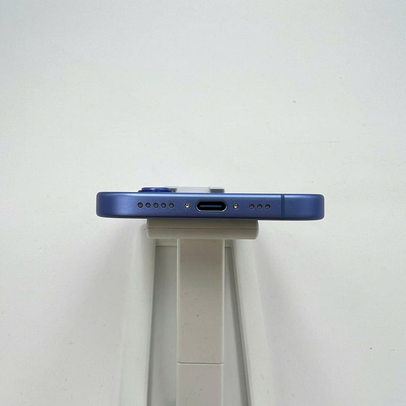 iPhone 16 128GB အပြာရောင် 99% ဘက္ထရီ 96% International SB မှ SB (No SB sim (စကရင် ခြစ်ရာ၊ အစွန်းများနှင့် ကင်မရာ) - HH2862 