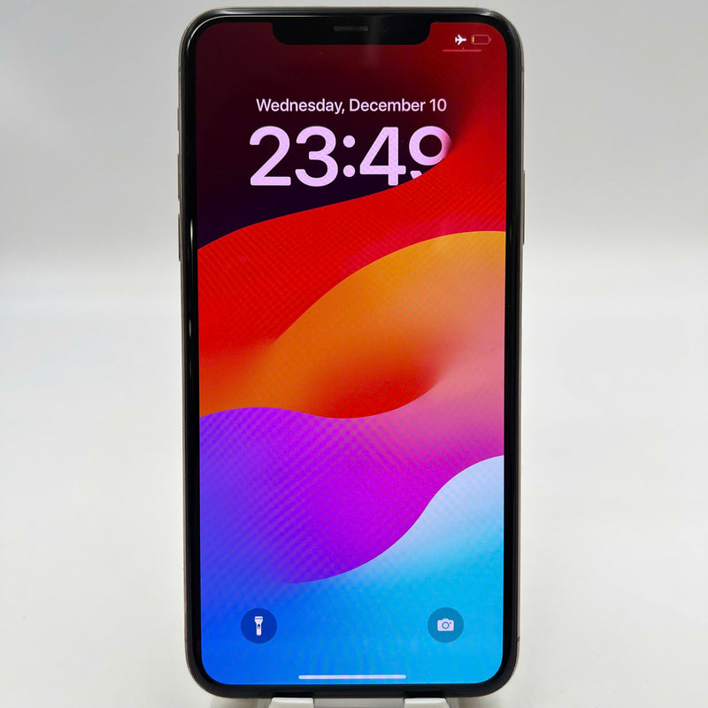 iPhone 11 Pro Max 64GB ရွှေရောင် 98% ဘက်ထရီ 100% စက်ပစ္စည်းသည် ကွန်ရက်အခကြေးငွေအားလုံးကို ပေးဆောင်ပြီး Apple International (Replaced battery, 1x spot) - HH6048 
